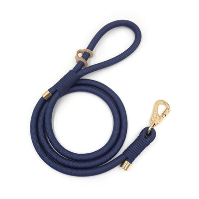 Dark Blue Rope Dog Leash