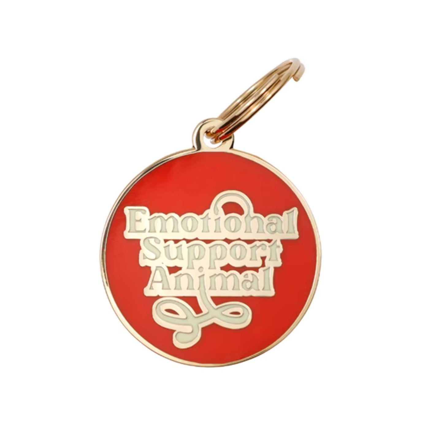 Emotional Support | Enamel Dog Tag