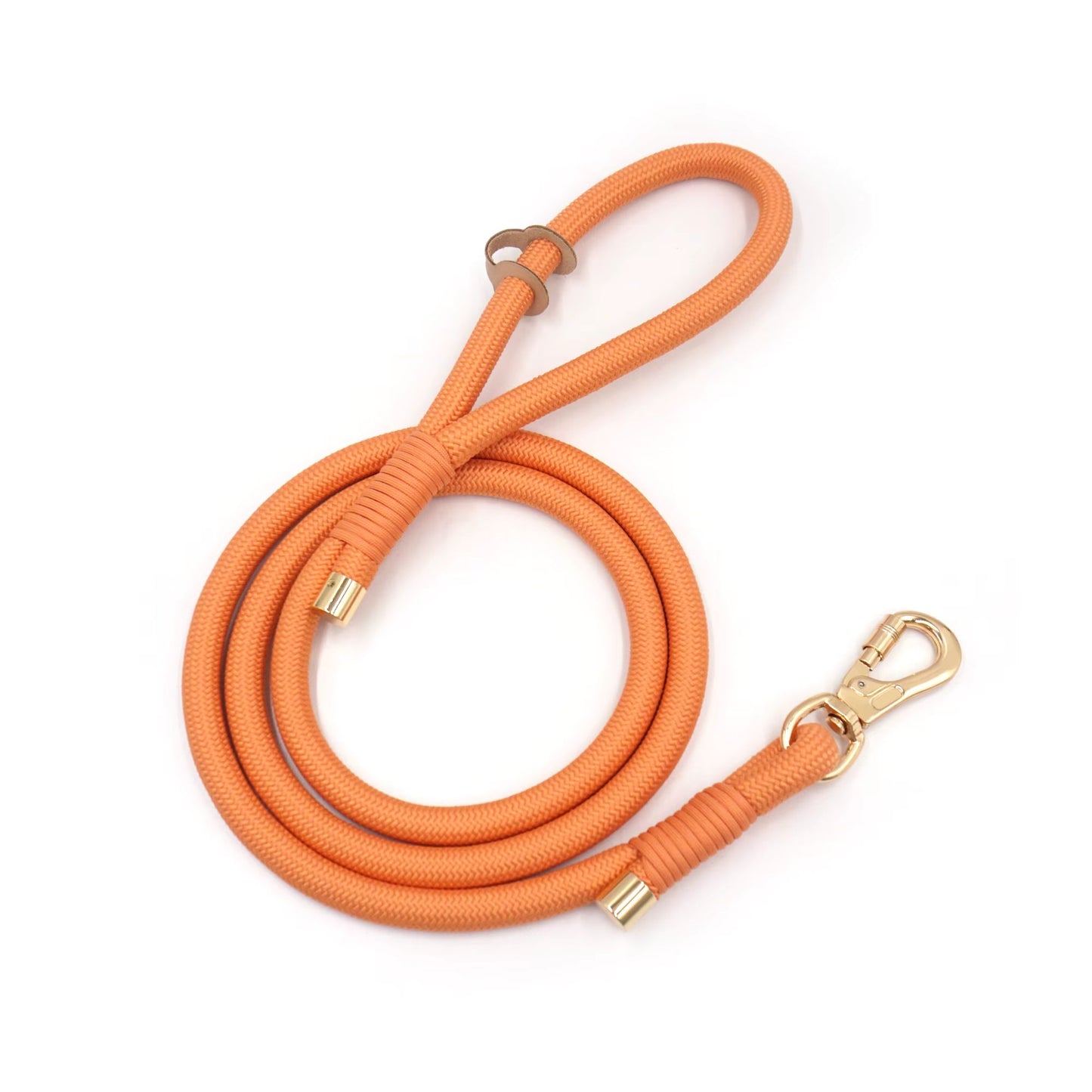 Orange Rope Dog Leash