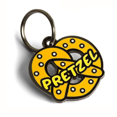 Pretzel | Enamel Dog Tag