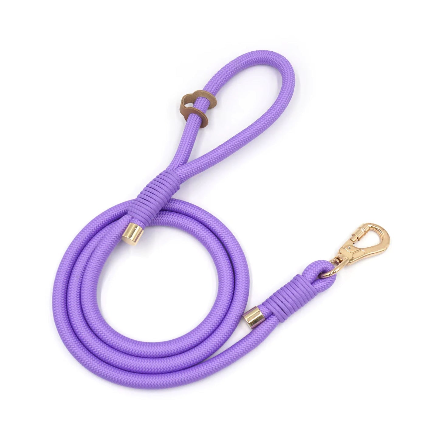 Purple Rope Dog Leash