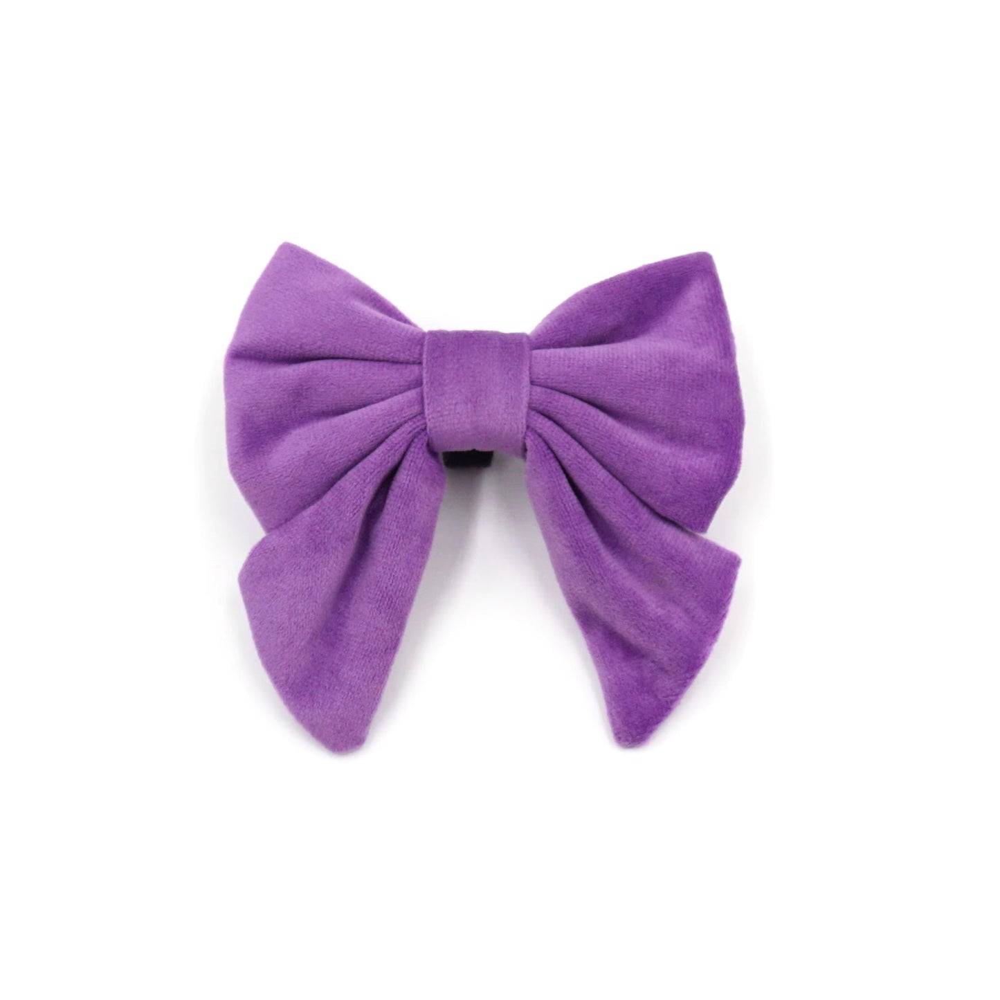 Purple Velvet Sailor Bow