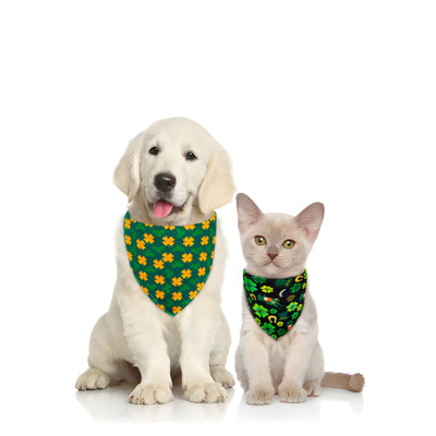 St. Patrick's Day Retro Shamrock | Dog Bandana