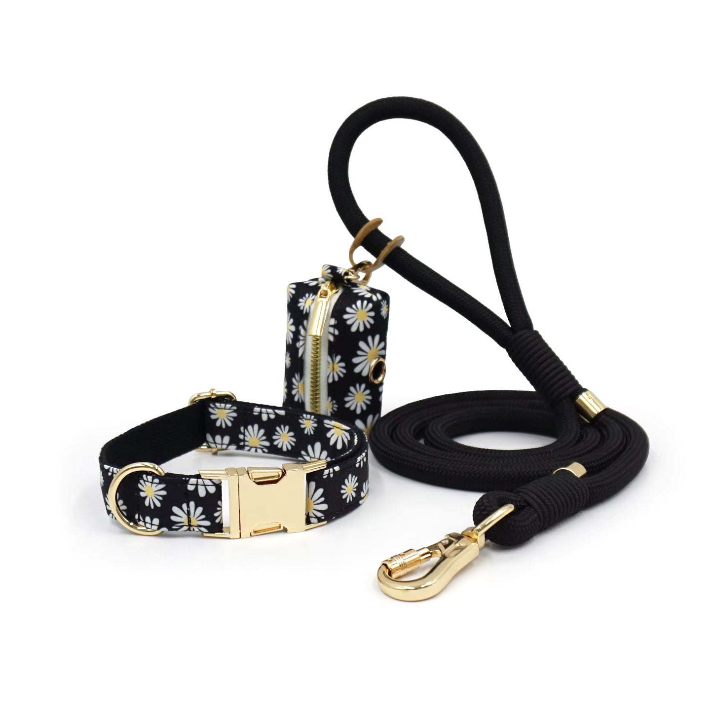 Midnight Daisies Collar Walk Set