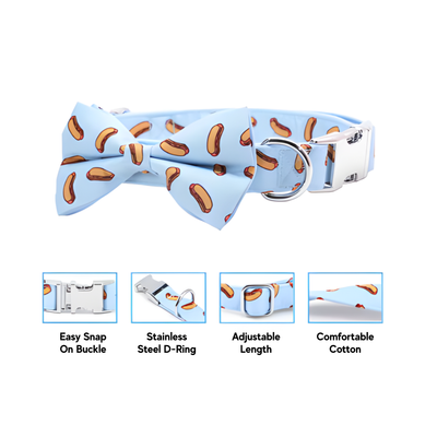 Cherry Blossom | Bow Tie Dog Collar