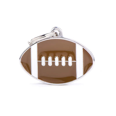 Football | Enamel Dog Tag