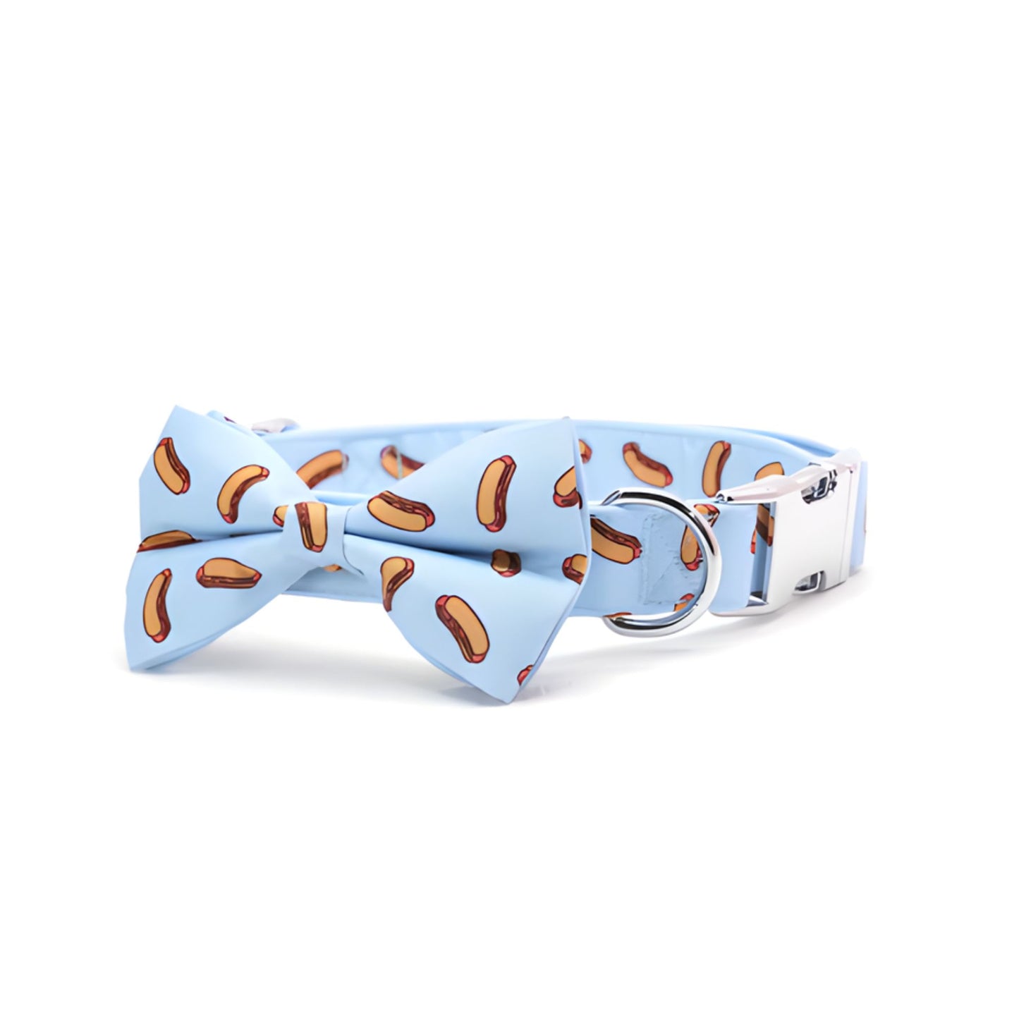 Hot Dog | Bow Tie Dog Collar