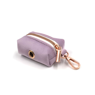 Lilac Velvet Waste Bag Holder