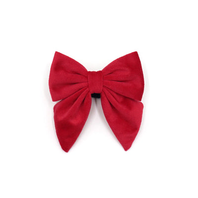 Red Velvet Sailor Bow