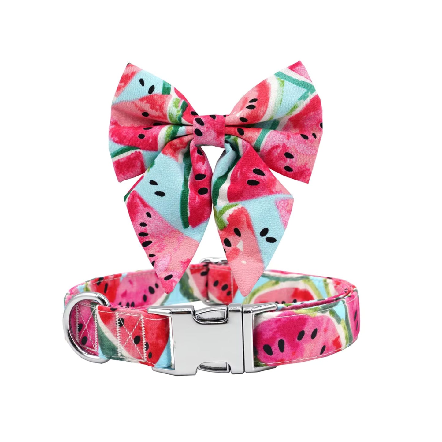 Watermelon | Bow Tie Dog Collar